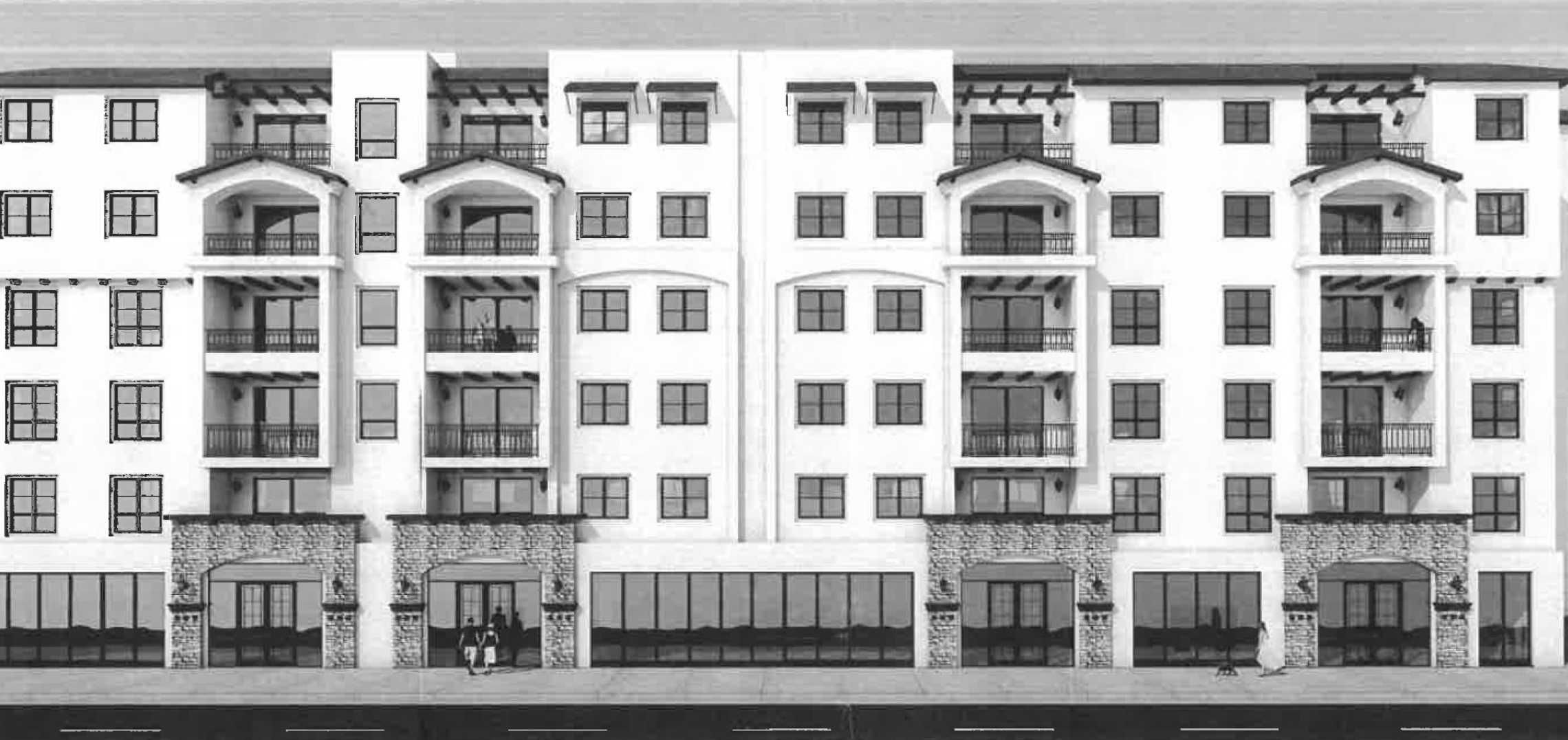 Rendering revealed for mixeduse project at 14519 Sylvan in Van Nuys